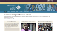 Desktop Screenshot of iawn.anglicancommunion.org