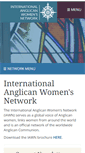 Mobile Screenshot of iawn.anglicancommunion.org